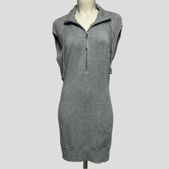 L.A.M.B. Gwen Stefani Grey Jersey Open Back Dress - Picture 2 of 14